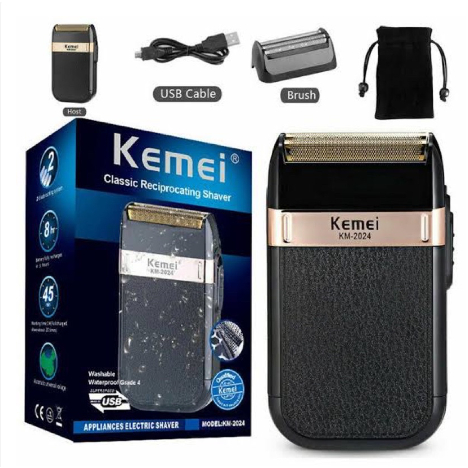 Maquina de barbear Barbeador elétrico sem fio rec