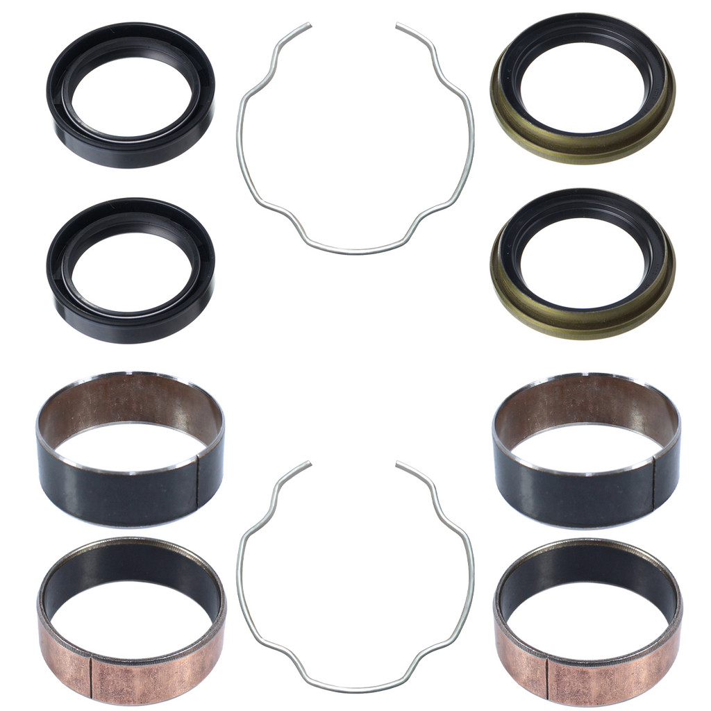 Kit bucha atrito bengala interna externa guarda pó XR XR250 Tornado 2001 a 2008 trava retentor