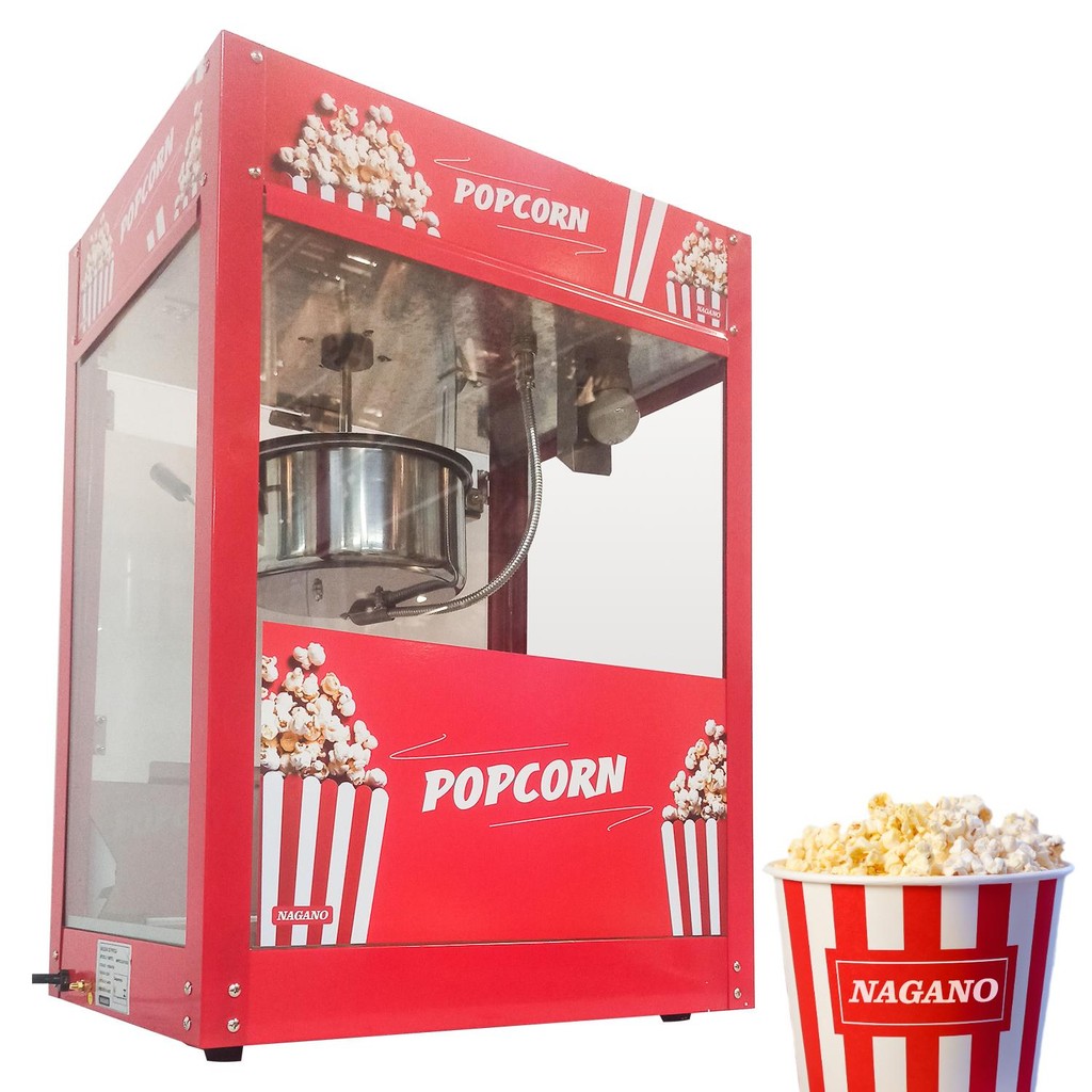 Máquina Pipoqueira Elétrica de Bancada Profissional NMPE2 – 220v
