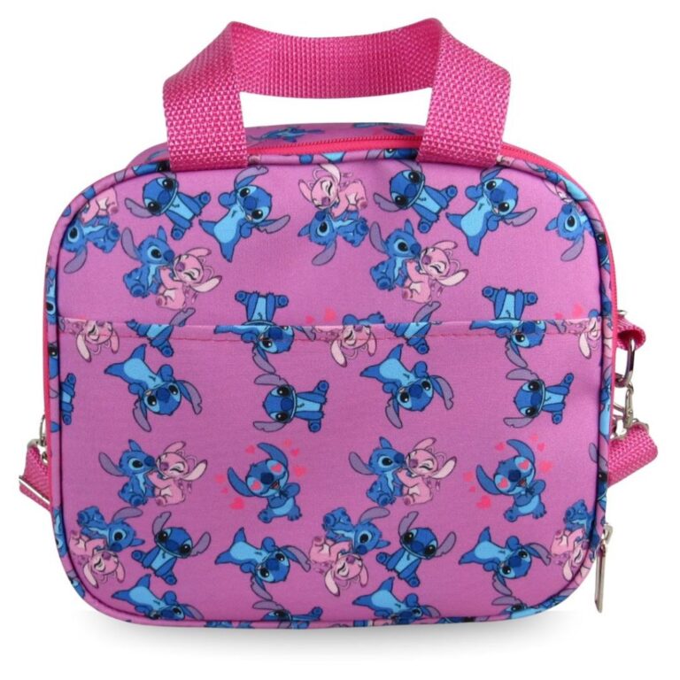 Lancheira Térmica Stitch Rosa Bolsa Térmica Lanc