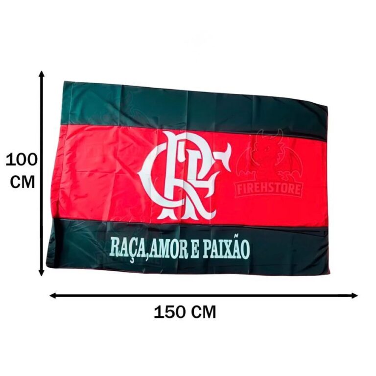 Bandeira de Time de Futebol: 150x100cm – 100