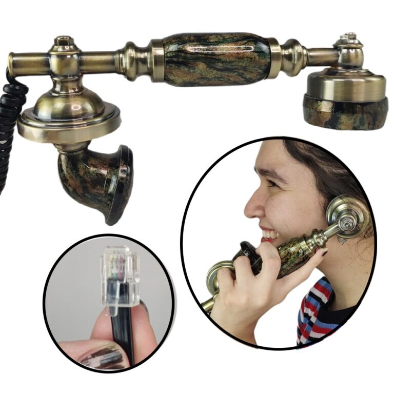 Gancho Monofone Retro Telefone Fixo Vintage Hotel 