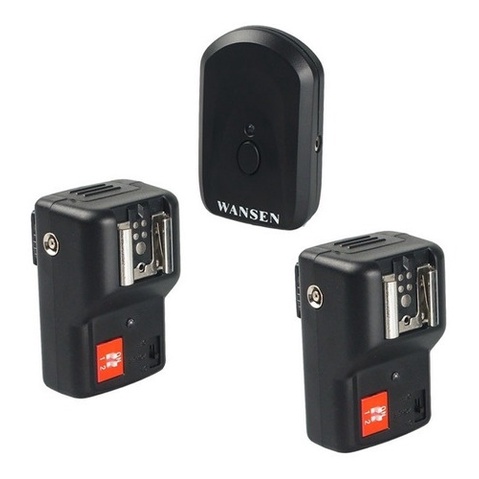 Rádio Flash Pt-04gy Transmissor E 2 Receptores 4 