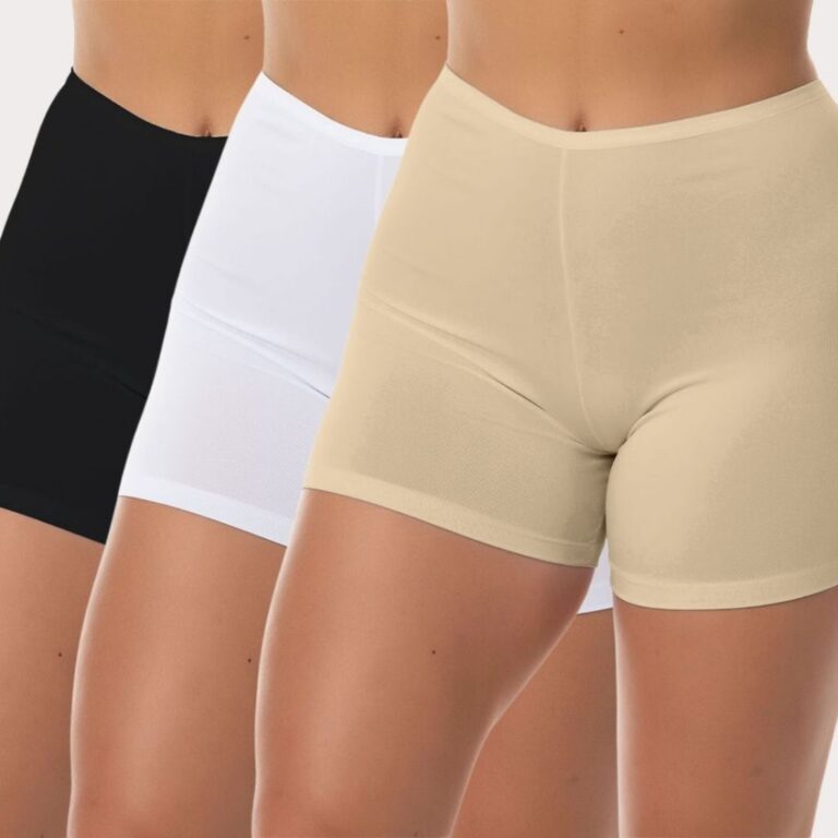 Kit 3 Short Anagua Liso para Saia e Vestido bermud