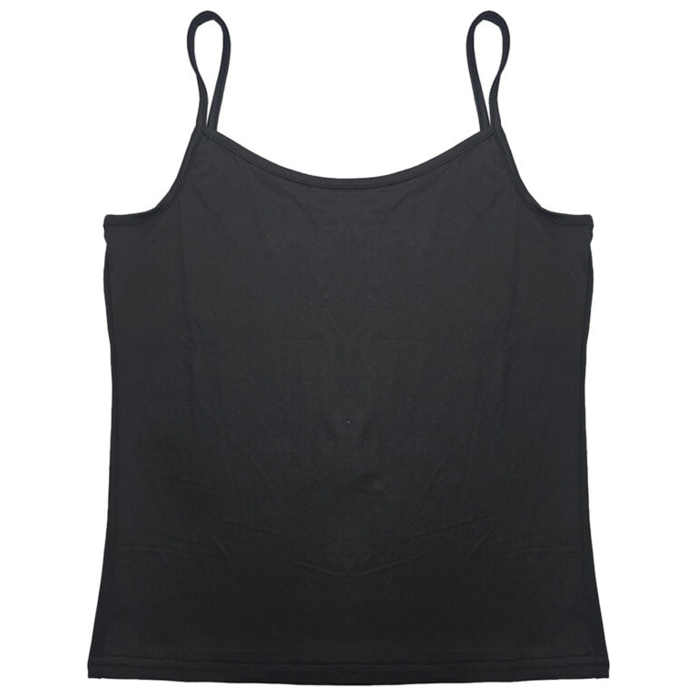 BLUSA ALCINHA LISA SEM COSTURA 120017 PRETO