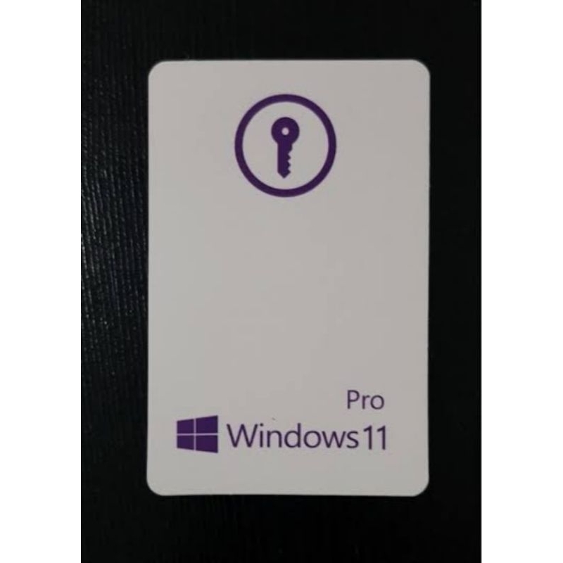 Windows 11 Professional Fpp 32/64 Bits Cartão Original Novo