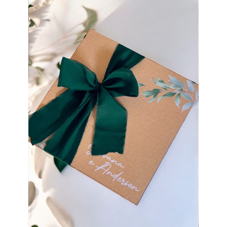 Caixa Convite Padrinhos Personalizada – 6 Ta