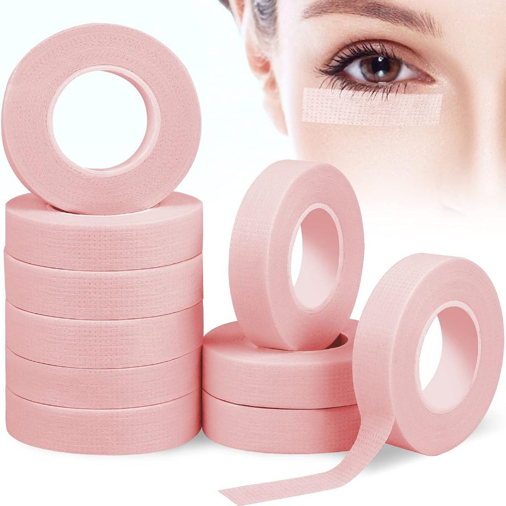 Fitas Transpore Rosa Antialérgica Para Extensão E Alongamento De Cílios 9m Envio Imediato