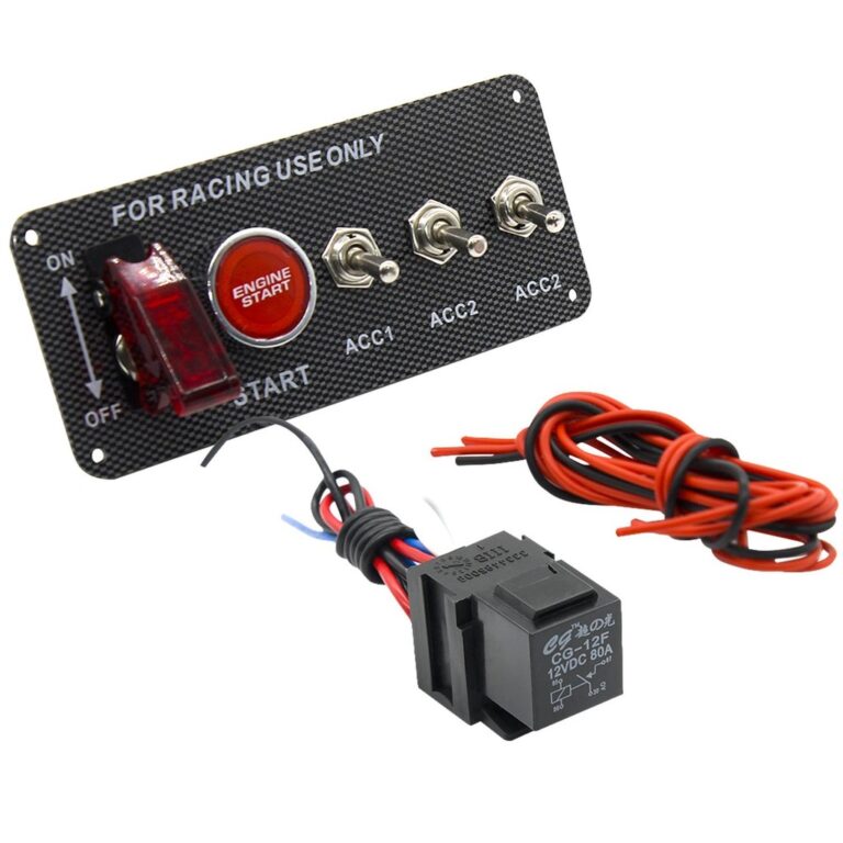 Painel Ignição Botão Partida Start Switch Chave