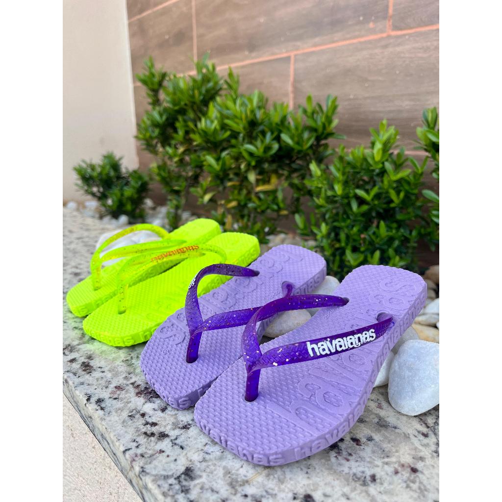 Kit Com 2 Chinelos de Dedo Infantil Feminino Rasteira Wendy Correia Casual Ideal Para o Verão *LEIA