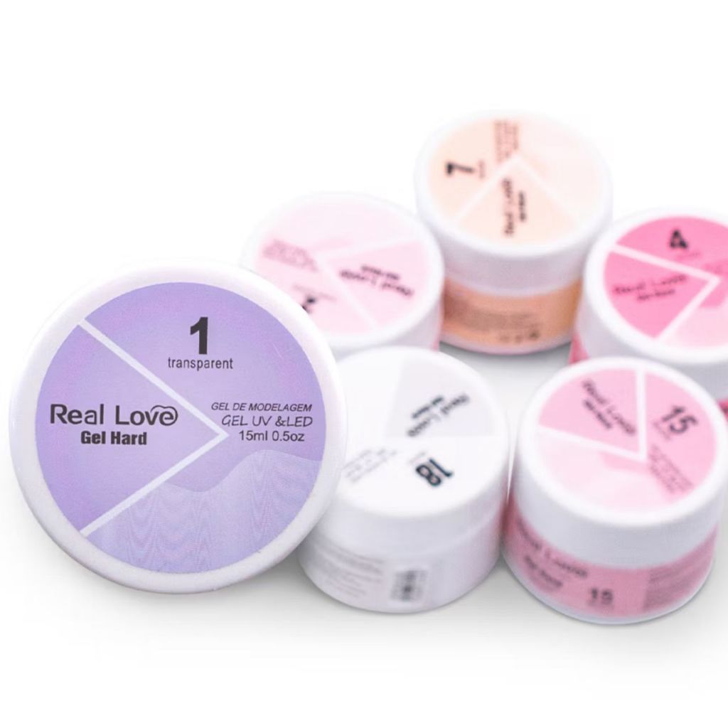 Gel Hard Para Modelagem Gel Uv/Led 15ml – Real Love(Allsmile)