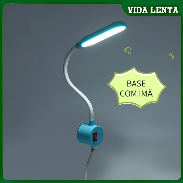 Luminária LED com Imã Forte para Máquina de Cos