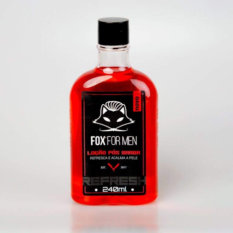 LOCAO POS BARBA 240ML – FOX FOR MEN (VERMELH