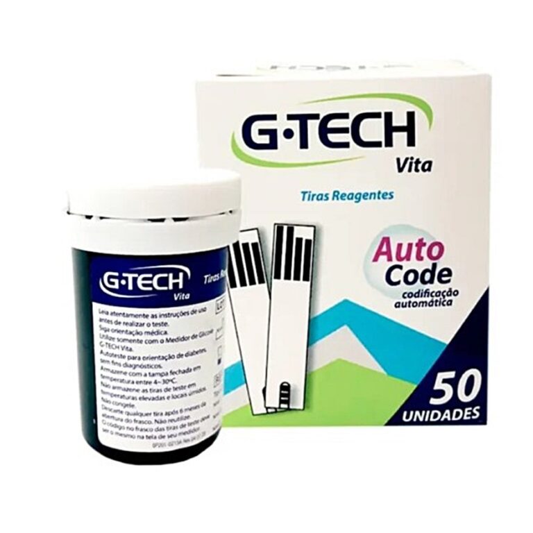 Tiras de Teste G-TECH Vita 50 unidades