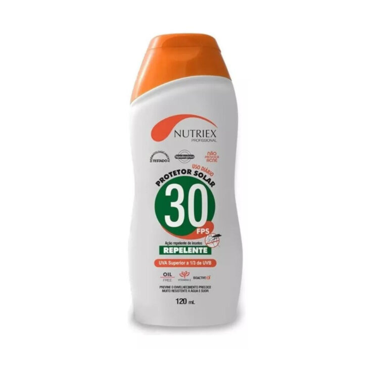 Protetor Solar Fps 30 Com Repelente Bisnaga 120g N