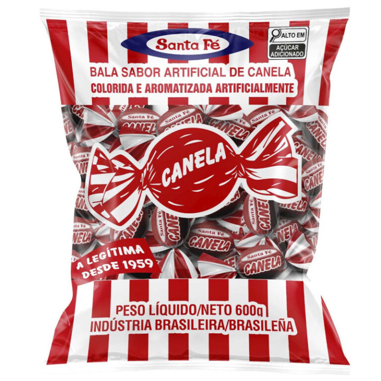 Bala Dura Canela Santa Fé 600g