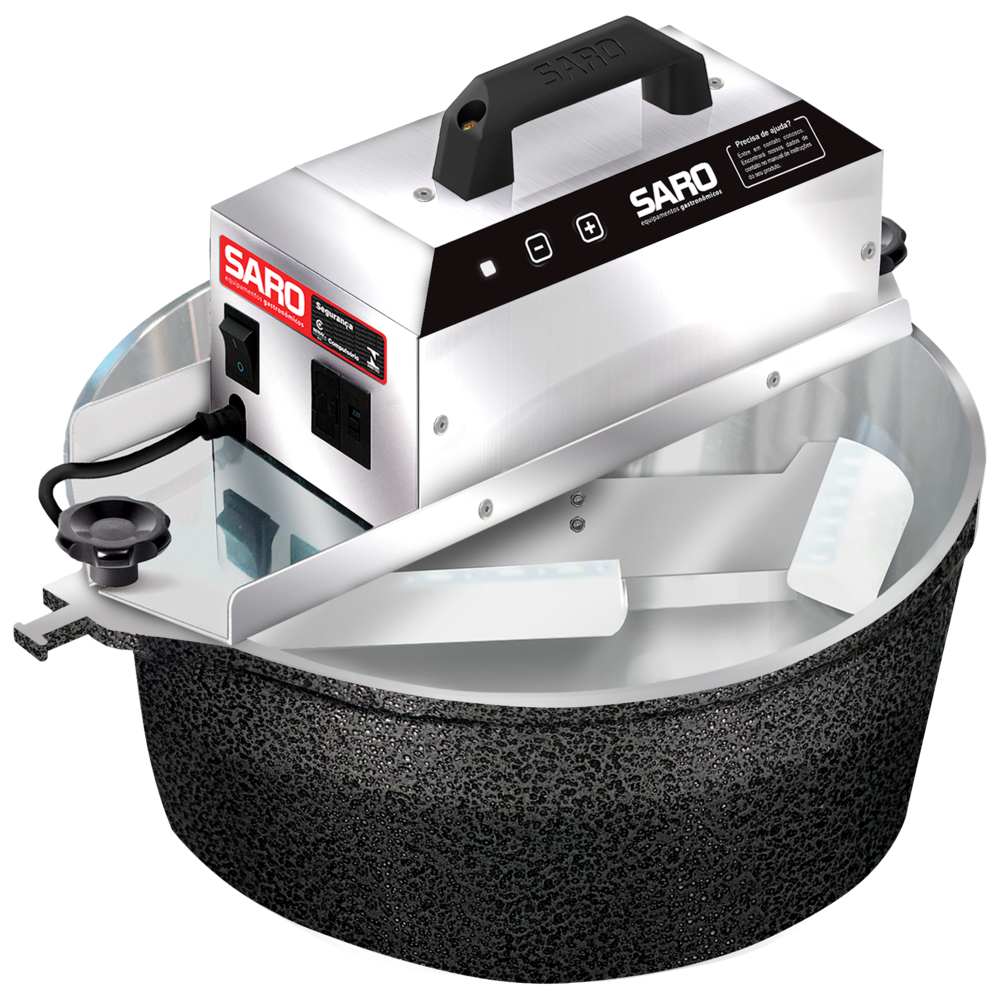 Panela Misturadora Automática para Doces e Massas SARO G3 10 Litros Preto Bivolt