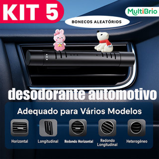 Kit 5 Cheirinho Para Carro Aromatizador Ar Condici