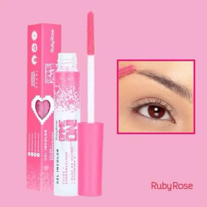 GEL INCOLOR CÍLIOS + SOBRANCELHAS GAME ON – RUBY ROSE