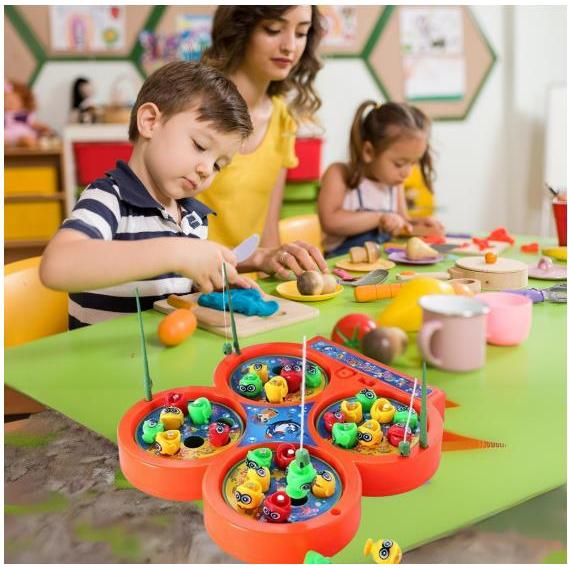 brinquedos/Jogo Infantil Pega Peixe COM IMA Pescar