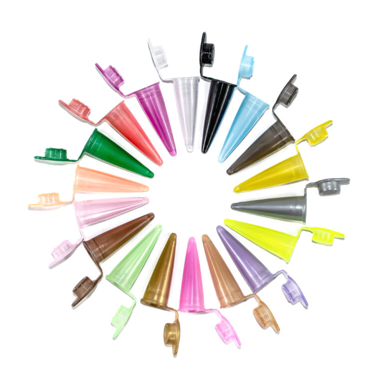 1000 Microtubo Flaconete 0,65ml Interno Com Tampa 