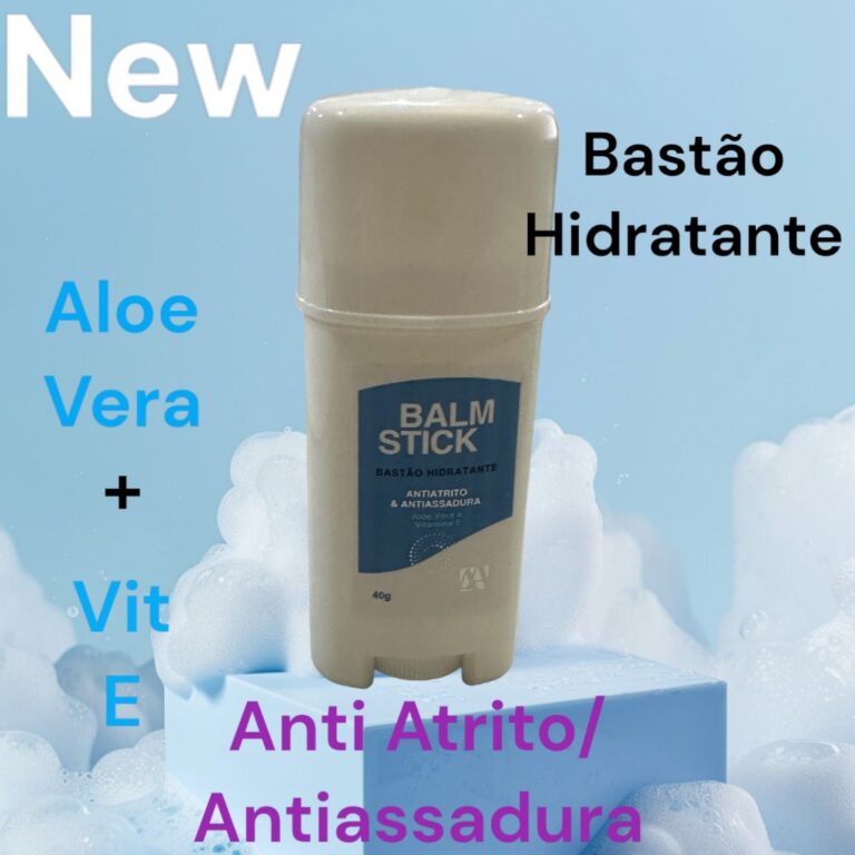 Balm Stick Bastão hidratante Anti -atrito e Antia