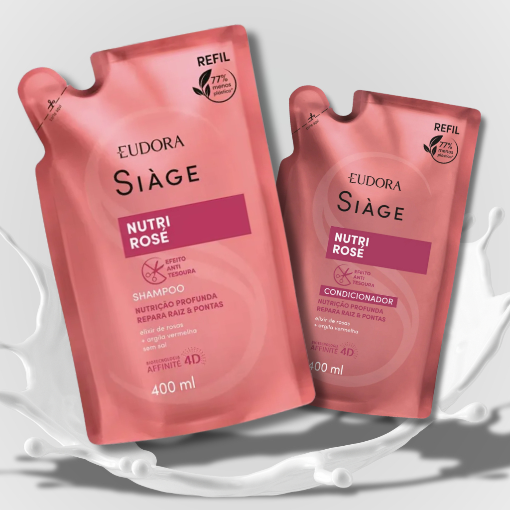 KIT Refil Siàge : Shampoo 400ml/Condicionador 400ml/ Máscara 250g