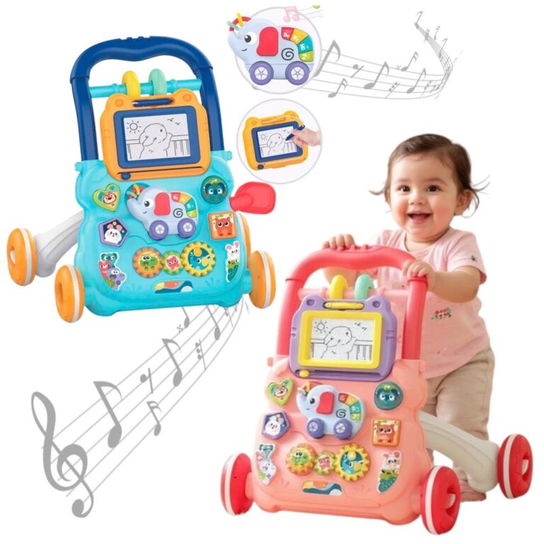 Andador Infantil Musical Bebê Empurrador Quadro M