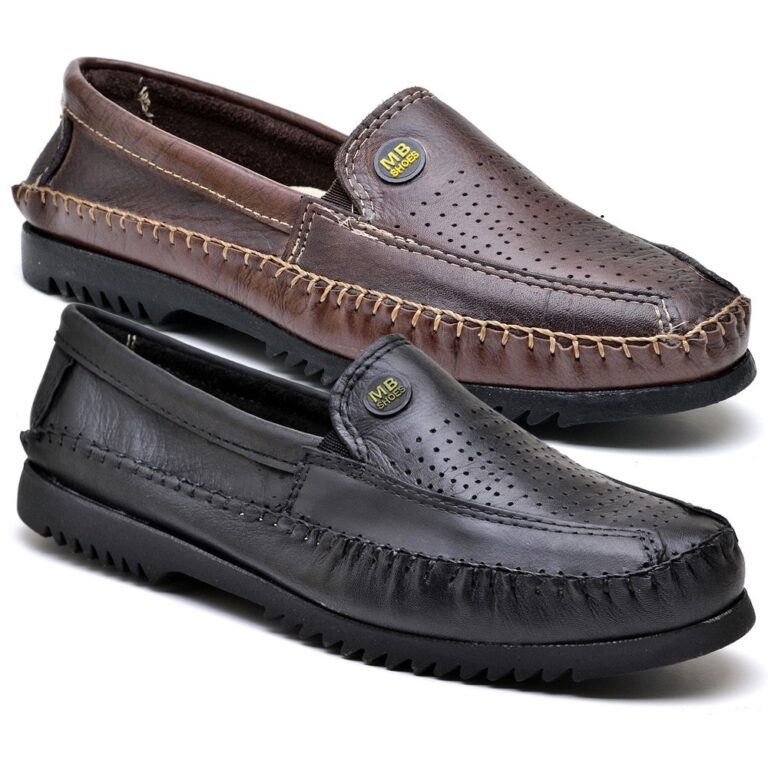 Mocassim Masculino Couro