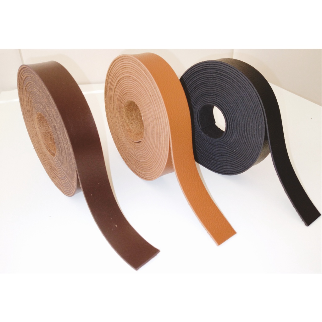 Tira De Couro Ecologico Largura 1,5-2,0-2,5-3,0-3,5-4,0 Cm Cores