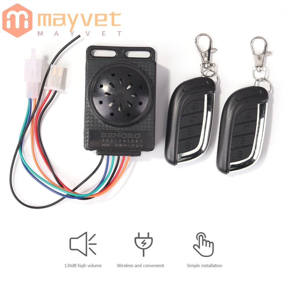 MAYVET Dispositivo De Alarme Para Motocicleta Proteja O Sino De Controle Remoto Anti-Furto Sistema M