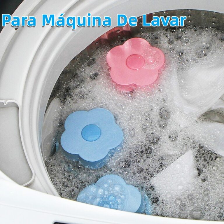 Coletor Tira Pelos E Fiapos Flutuante Para Máquin