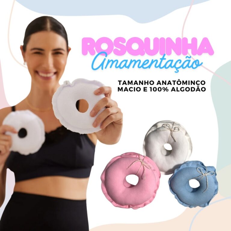 Rosquinha Amamentação Protetor Mamilo Absorvente