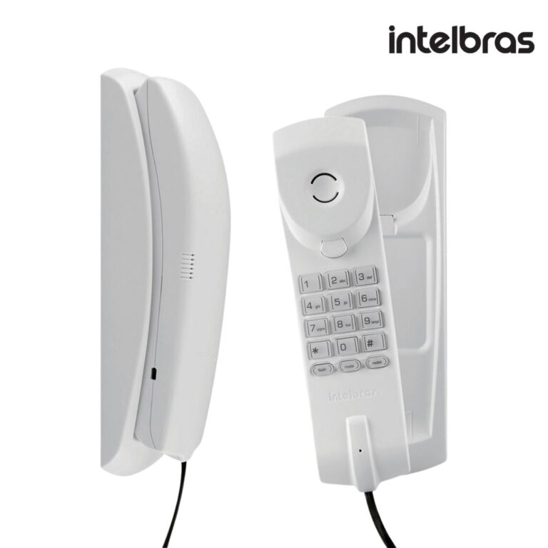 Telefone Gôndola Fixo Cinza Artico Com Fio Intelb
