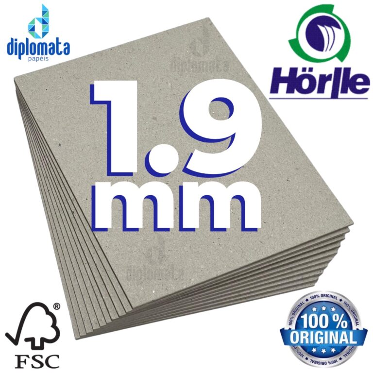 Cartão Cinza Horlle 1.9 mm ( Papelão Holler 1.9m
