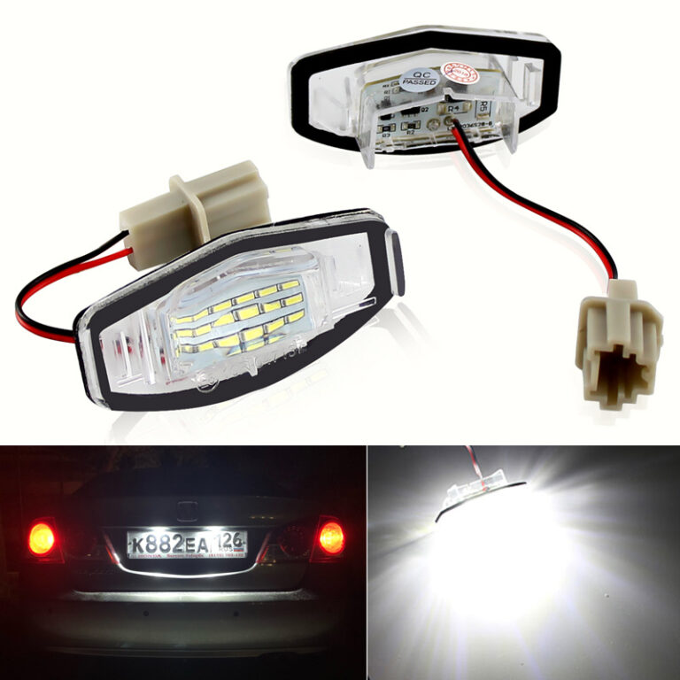 2pcs LED Número Do Carro Da Placa De Licença Luz