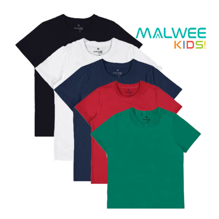 Camiseta Menino Malwee Kids- Algodão-Manga Curta