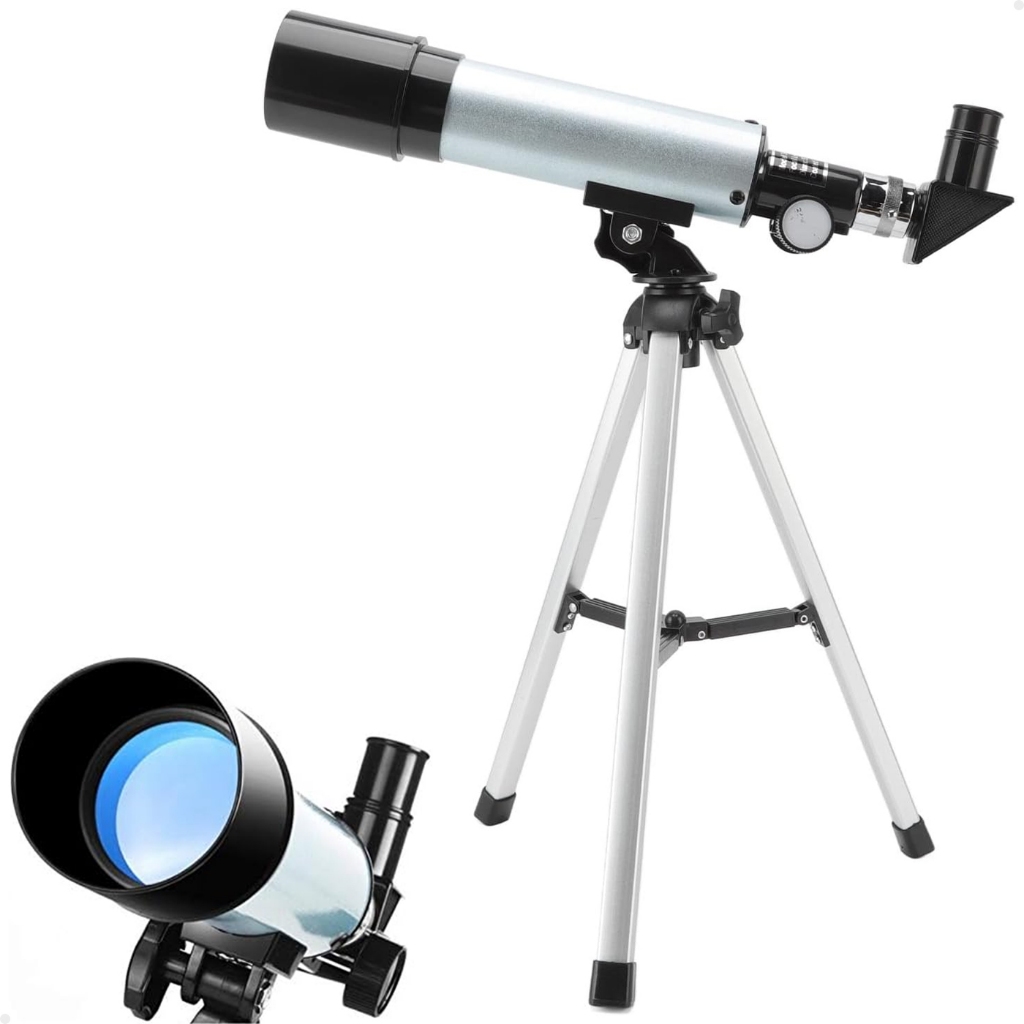 Luneta Lunar 360×50 Telescópio Astronômico Lorben Refrator Terrestre F36050