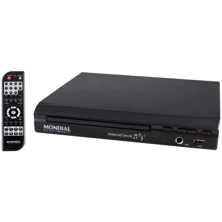 DVD Karaokê USB II, Mondial, Preto, 25W, Bivolt &