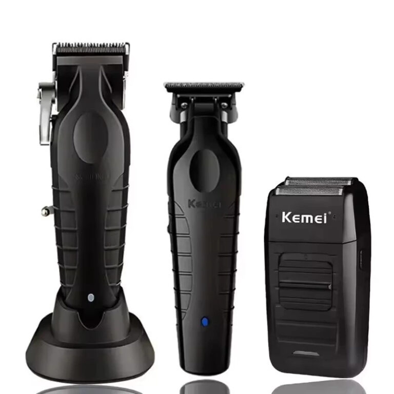 Kit Kemei Máquina de cortar cabelo + Máquina De 