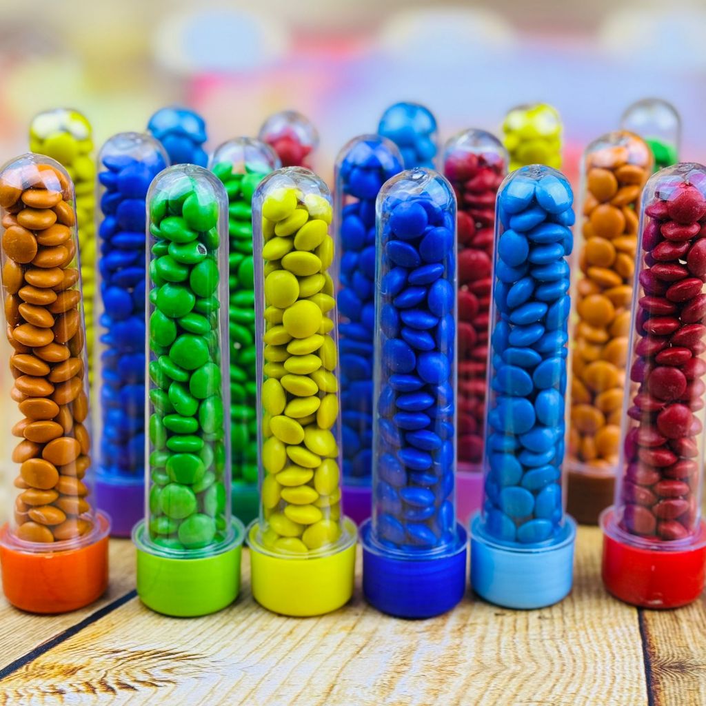 KIT 10, 20, 30, 40 E 50 TUBETES ACRÍLICO 13CM – DECORAÇÃO LEMBRANCINHAS PARA FESTA ANIVERSÁRIO OFF (