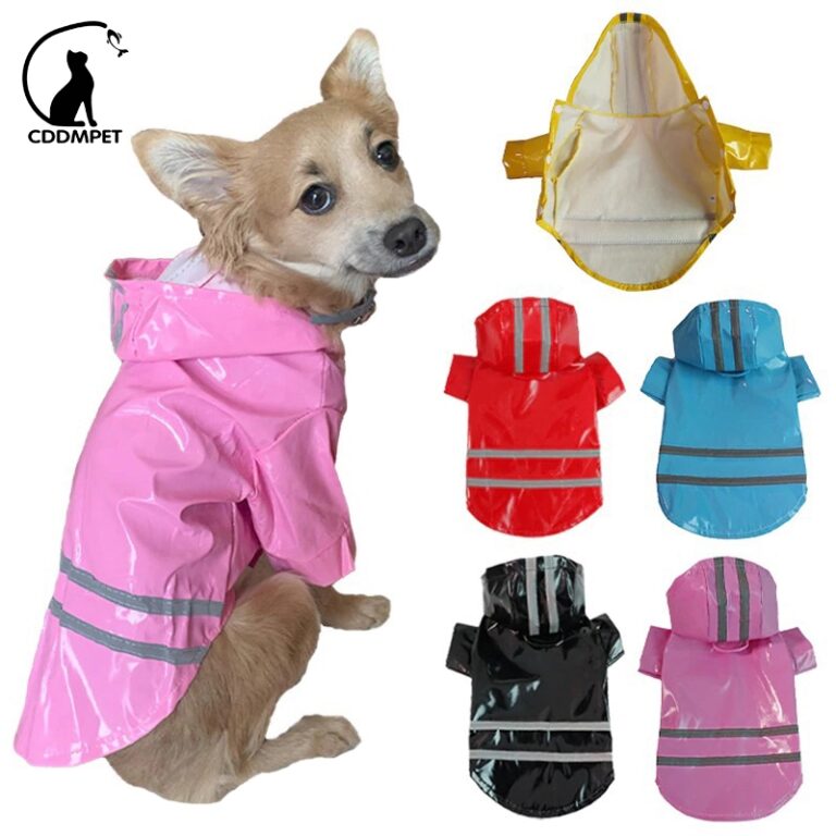 Capa De Chuva Cachorro Para Cães Pequenos Gatos P