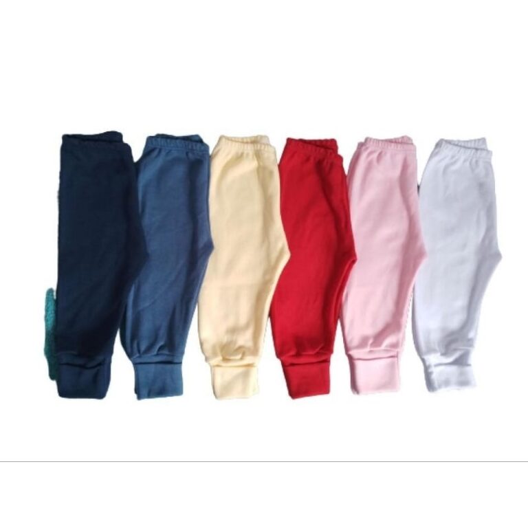 Calça Bebê Mijao Vira Pé em Suedine Enxoval Mat