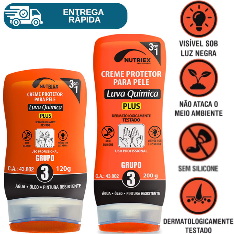 Creme De Proteção Luva Química Grupo 3 Nutriex 