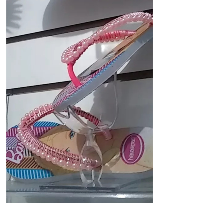 Expositores de sapatos Modelo Haste Torcida 5cm &#