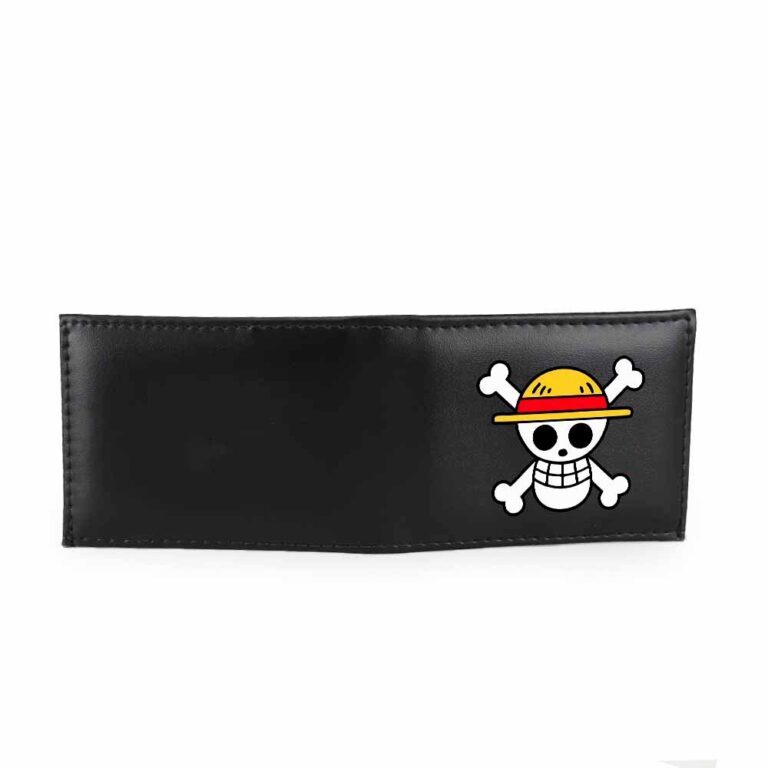 Carteira Luffy One Piece De Couro Adulto e Infanti