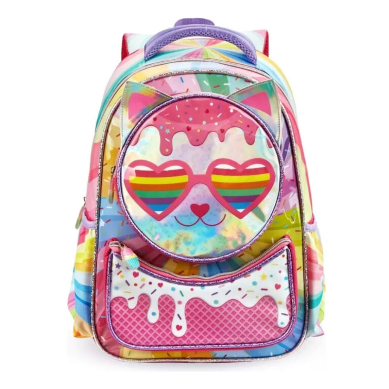 Mochila Escolar Infantil Feminina Costa Gatinha 20