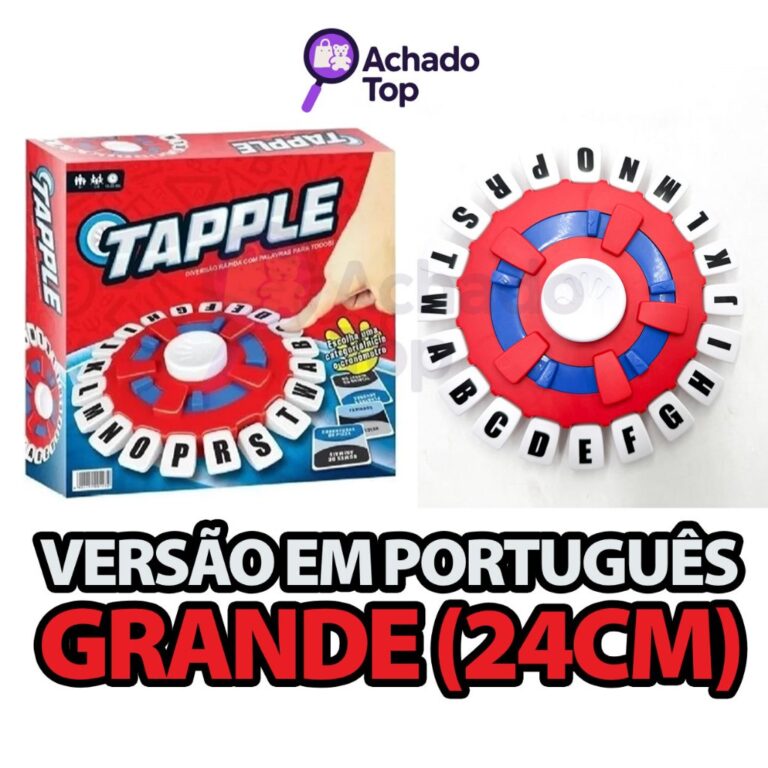 Jogo de Tabuleiro Tapple, Stop que Trava Letras co
