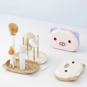 Limpeza Rápida e Higiênica de Mamadeiras: Kit 6 em 1 Essencial