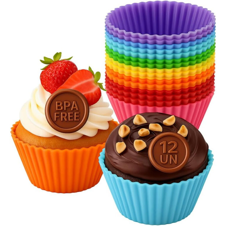 Forminha De Silicone Forma Assadeira Cupcake Mini 